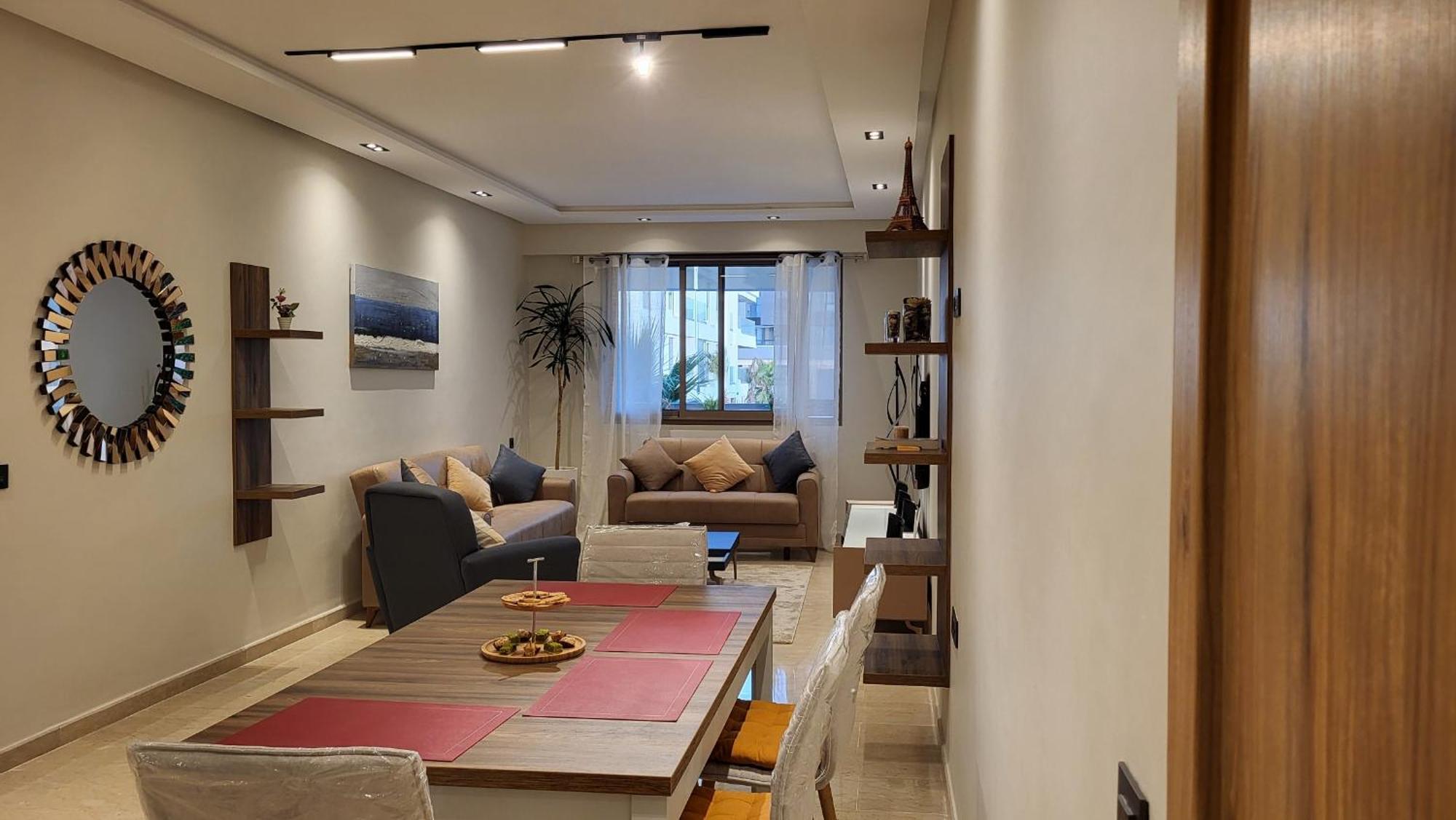 Agadir Bay - Founty - Piscine - Plage A 5Mn - Family Apartment エクステリア 写真
